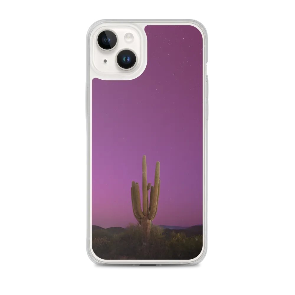 "Aurora Saguaro" - iPhone Case product image (1)