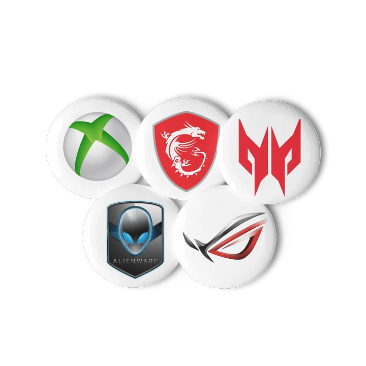 Gamer Legends Button Badge Set (1.25” / 2.25”) product image (3)