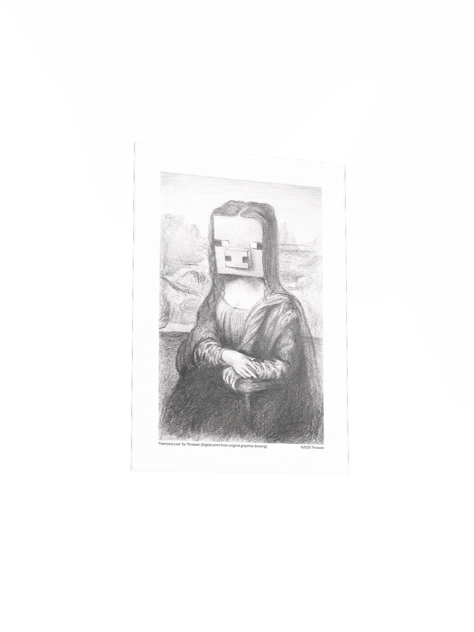 "Hamona Lisa" Digital Print product image (3)