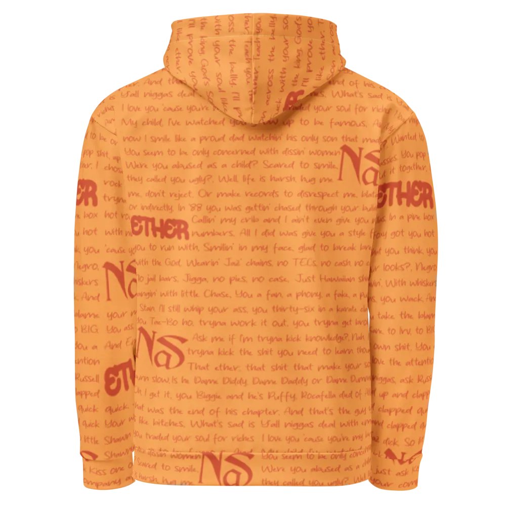 Ether - Nas - Orange - Unisex Hoodie product image (3)