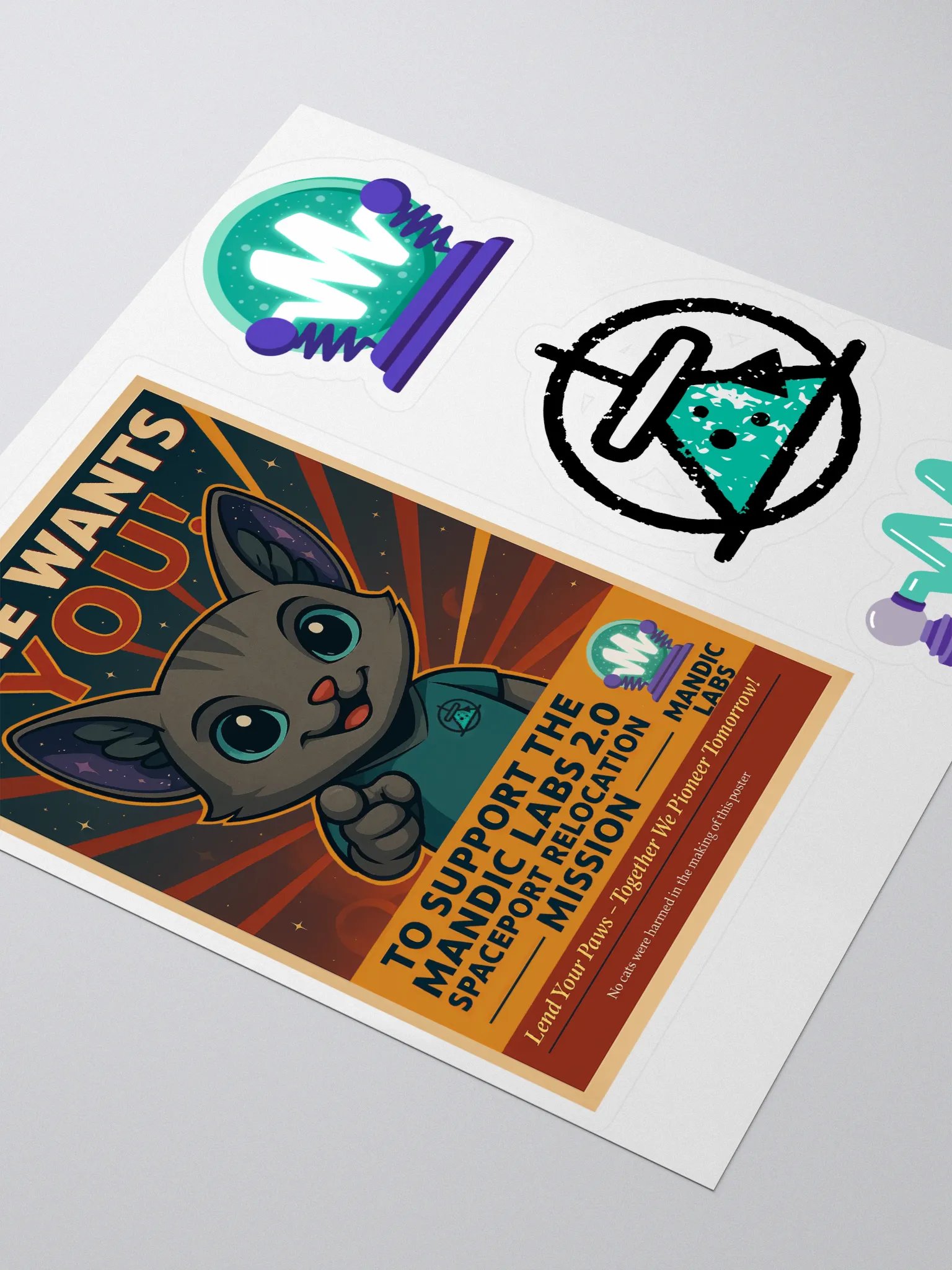 Gene Wants You! Sticker Sheet product image (3)