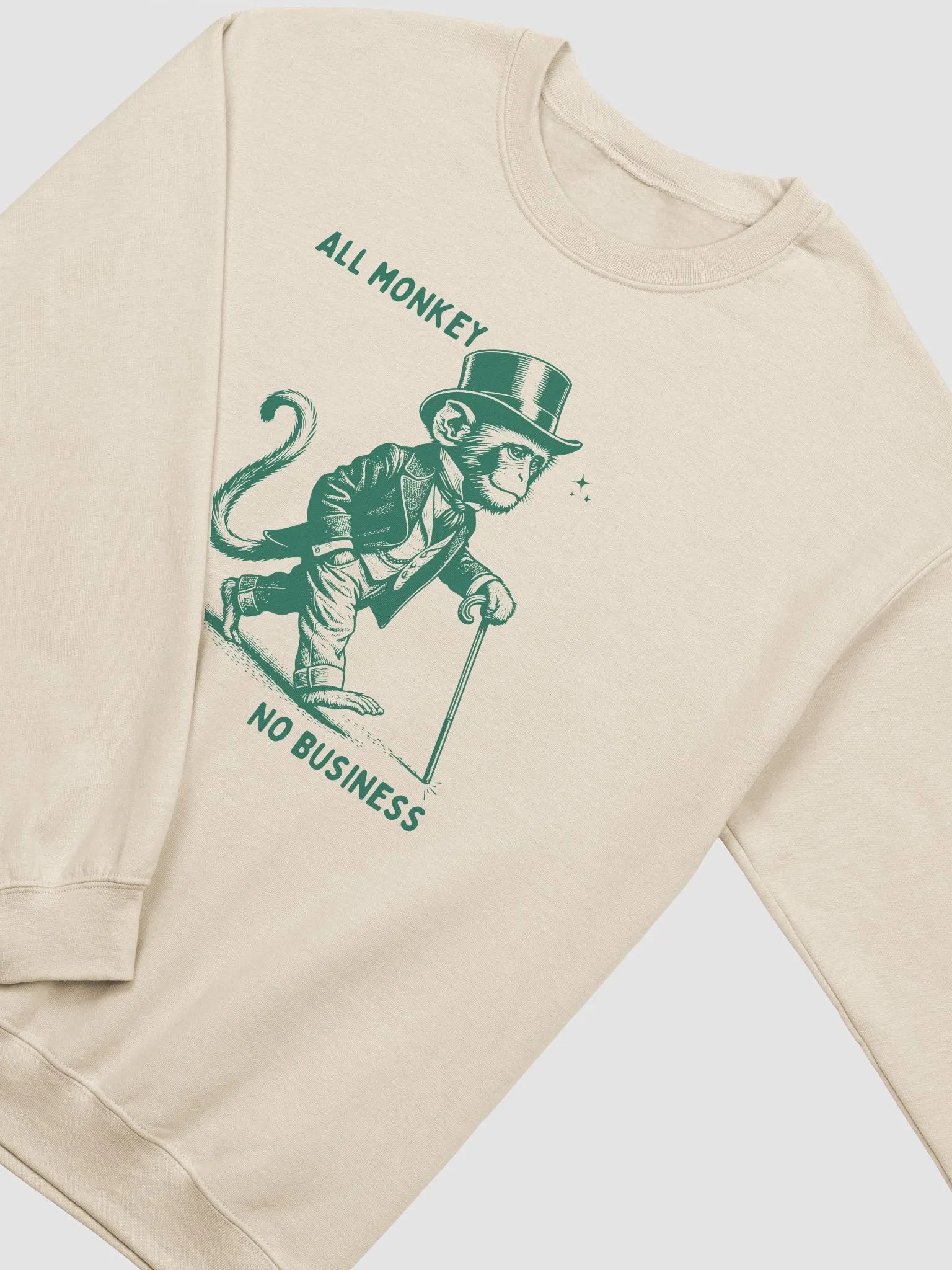 All monkey no business Crewneck product image (3)