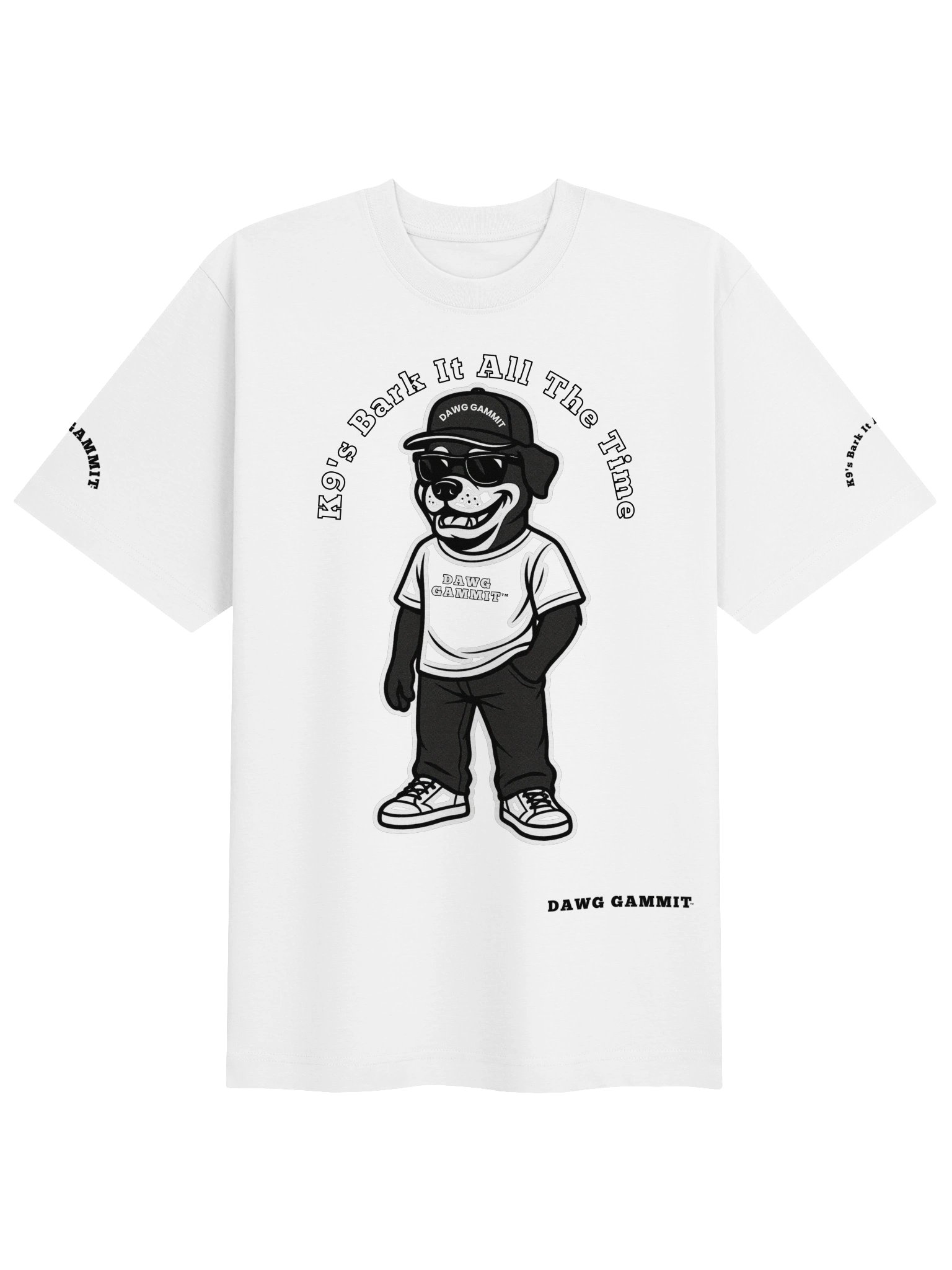 DAWG GAMMIT Rottweiler Dawg Heavy T-shirt product image (1)