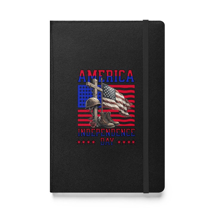 America Independence Day Patriotic Hardcover Notebook product image (1)