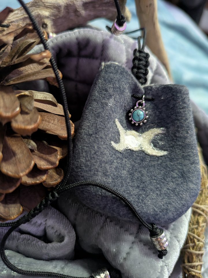 Goddess Moon Pouch Necklace product image (2)