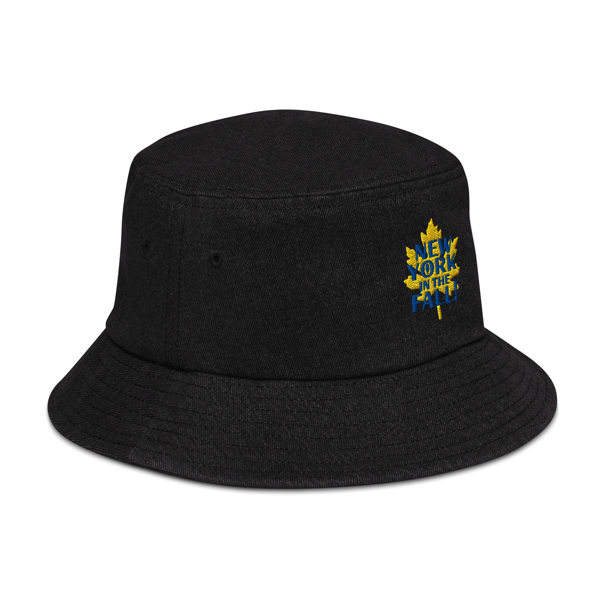 Fall Foliage Denim Bucket Hat product image (4)