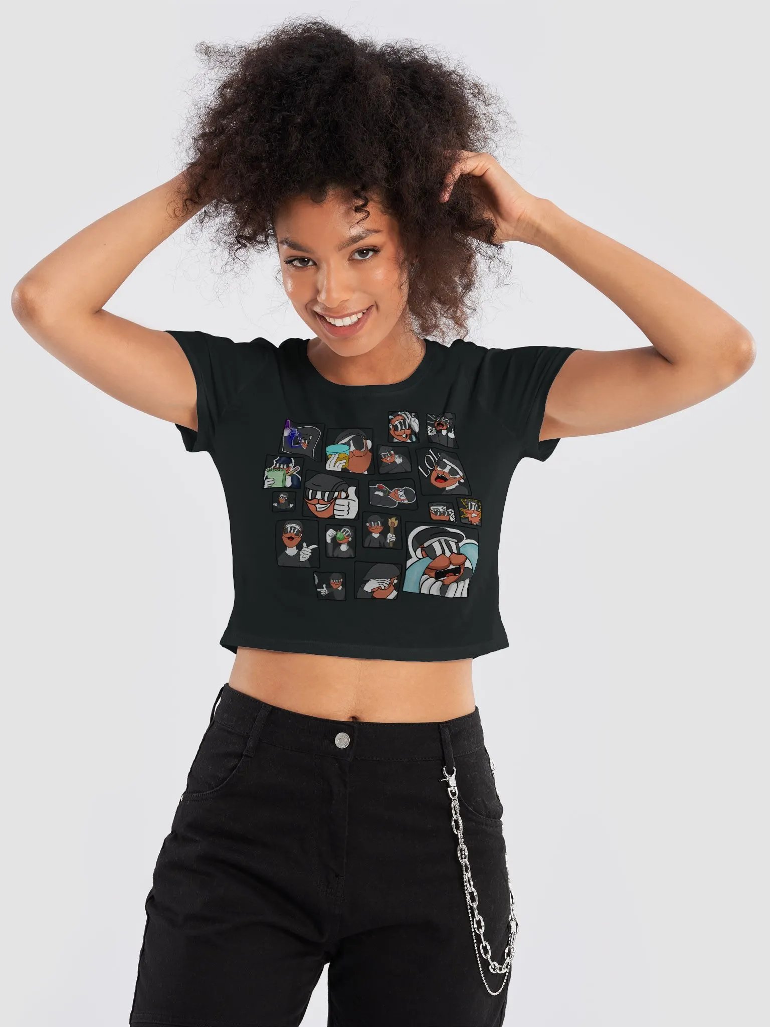 All the Emotions Crop Top product image (9)