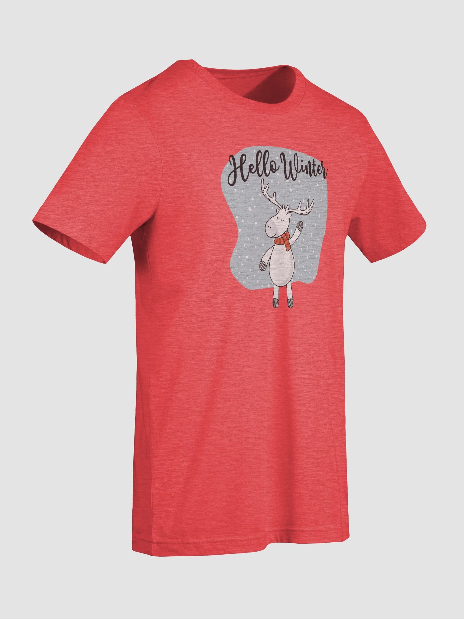 Hello Winter Premium T-shirt product image (63)