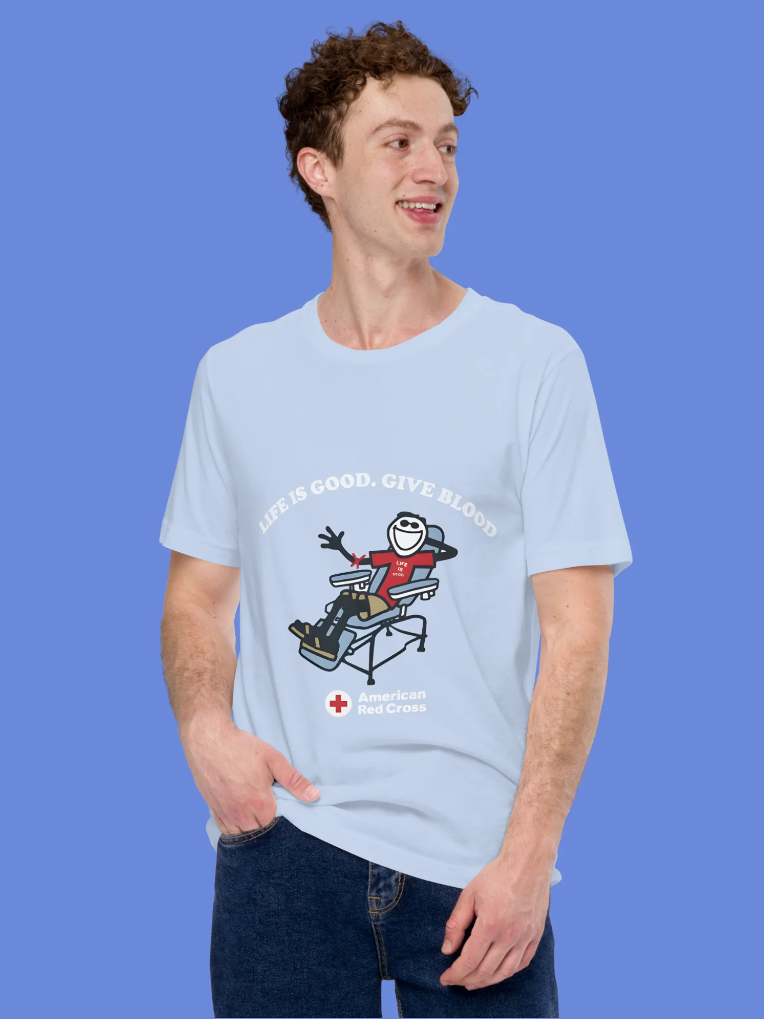Red Cross Life Is Good Shirt product image (91)