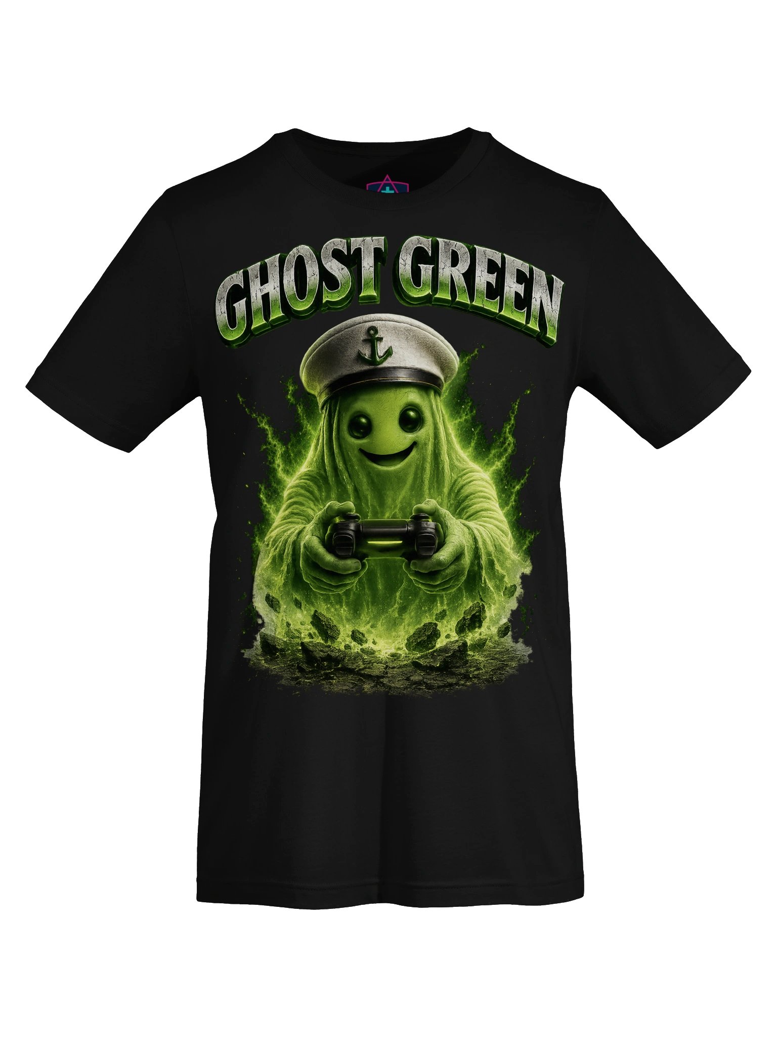 Ghost Green Custom Gamer-Tag T-Shirt product image (1)