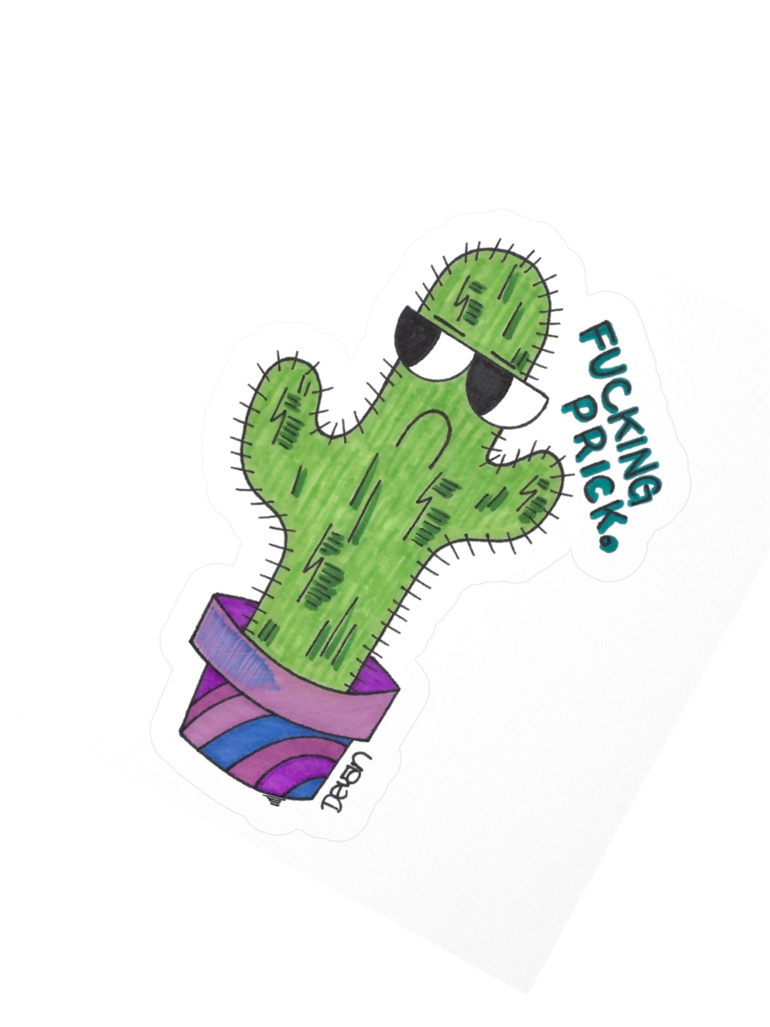Insulting Cactus Sticker product image (2)