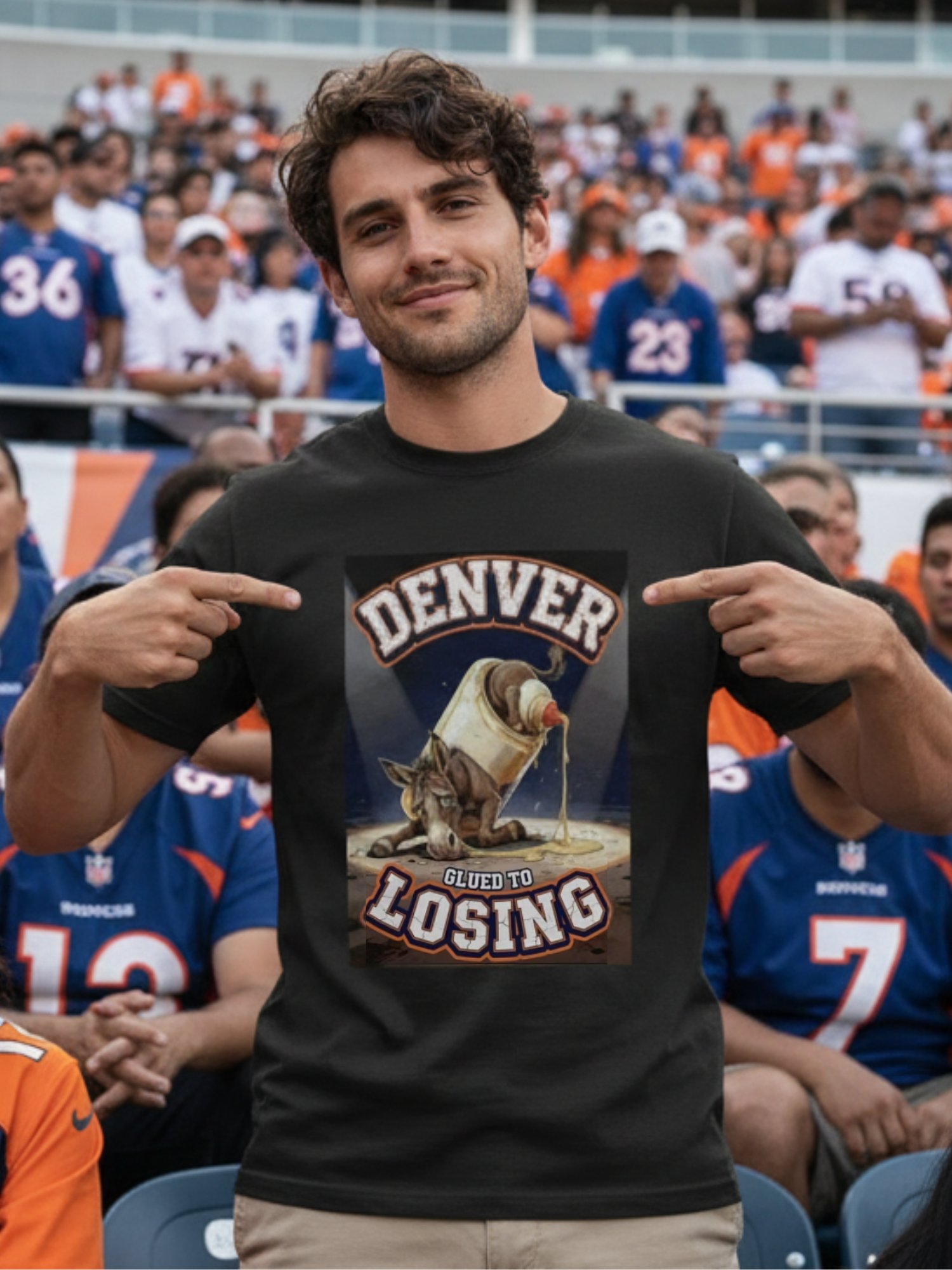 Glued to Losing | Denver | Football | Rival Locker product image (1)