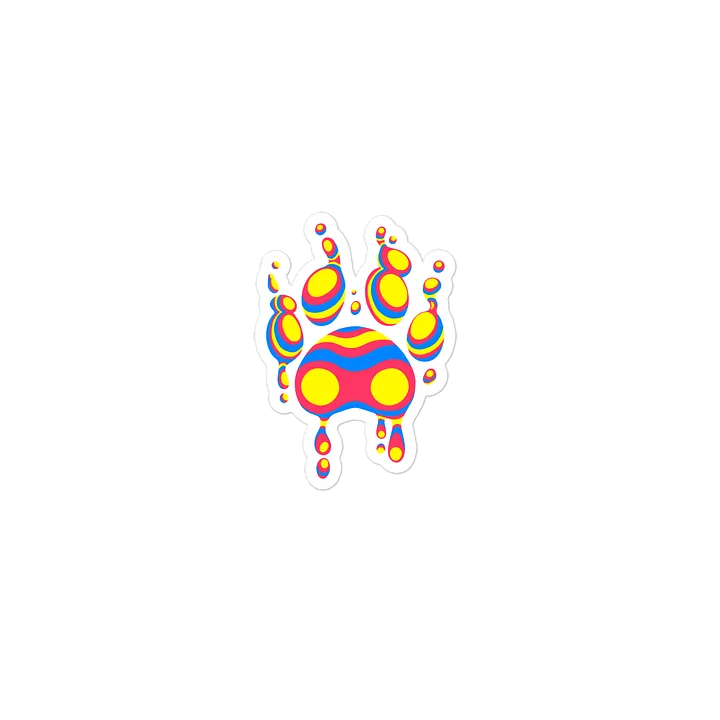 Pan Pride Lava Paw Sticker product image (1)
