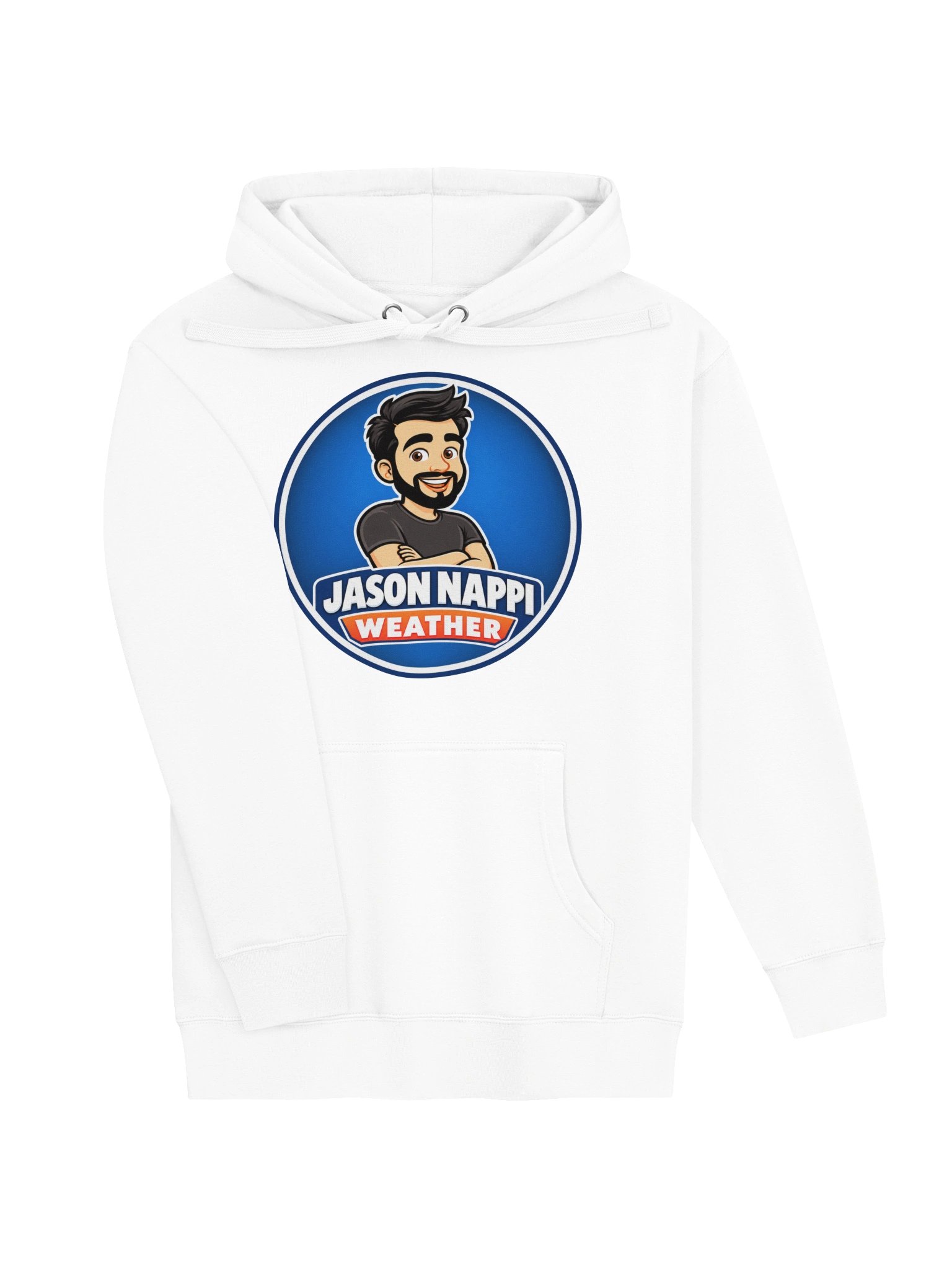 Jason Nappi Weather Signature Logo Hoodie White product image (3)