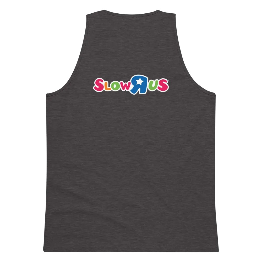 SLOW-R-US UNISEX EMBROIDERED SLEEVELESS TEE product image (3)