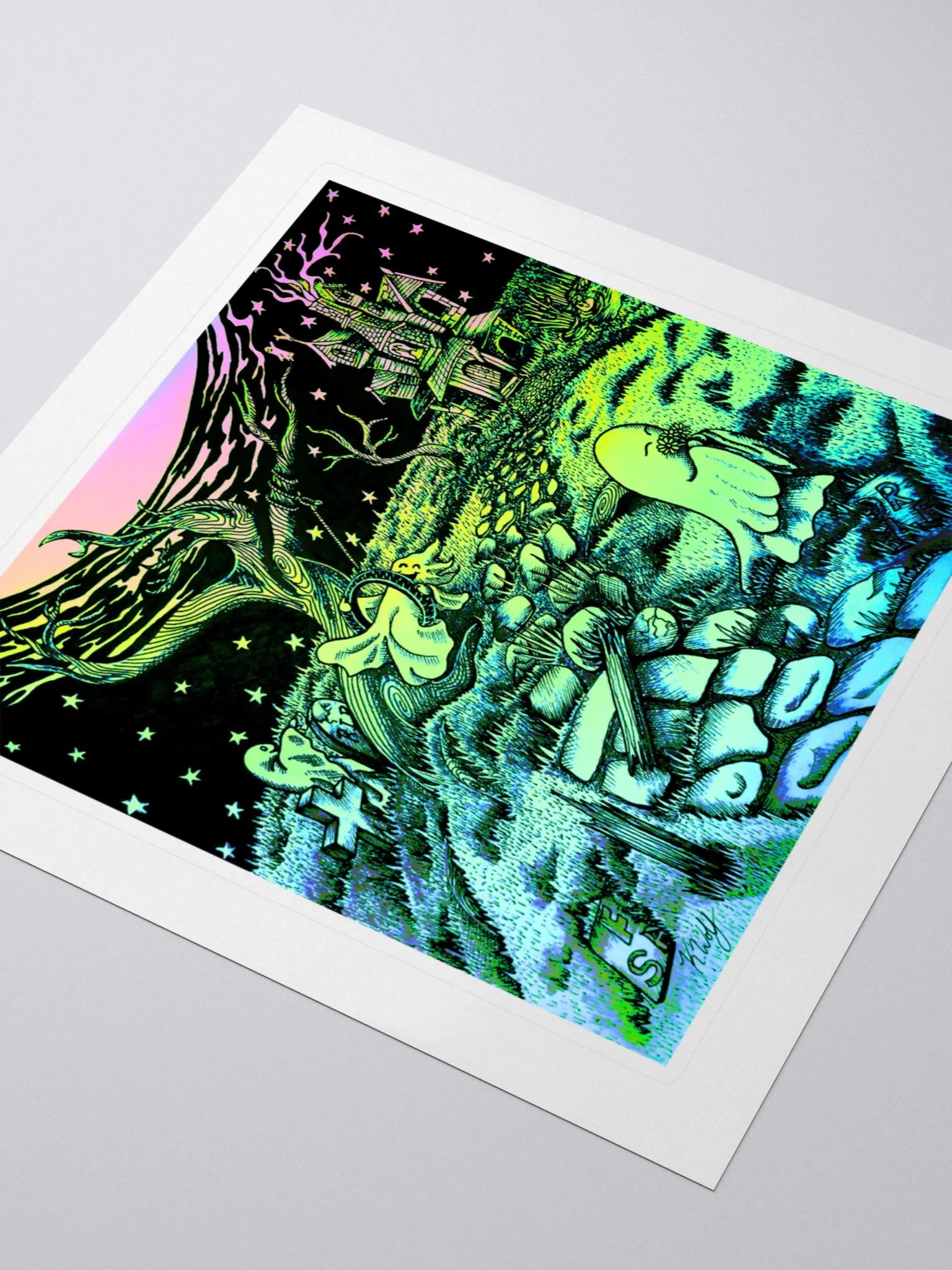 Limited edition Haunted Estate Stickers product image (3)