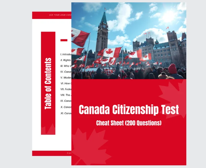 canadian citizenship test cheat sheet