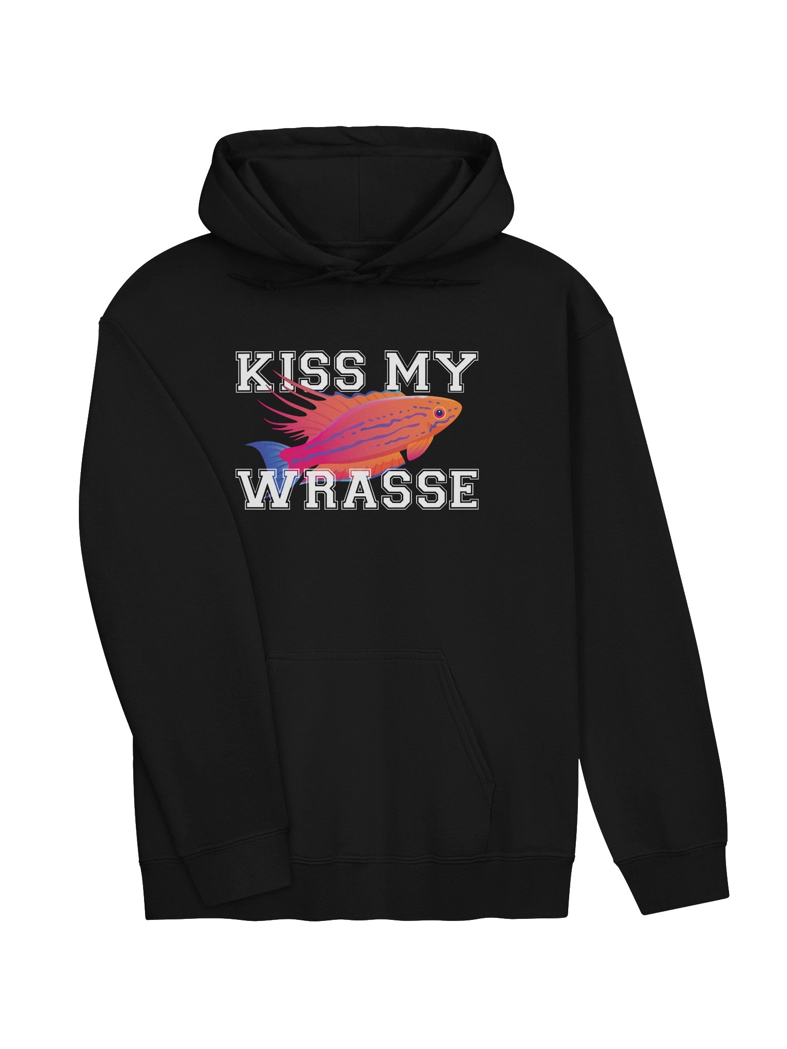 Kiss My Wrasse Fairy Wrasse Hoodie – Funny Saltwater Reef Tank Aquarium Graphic Hoodie product image (15)