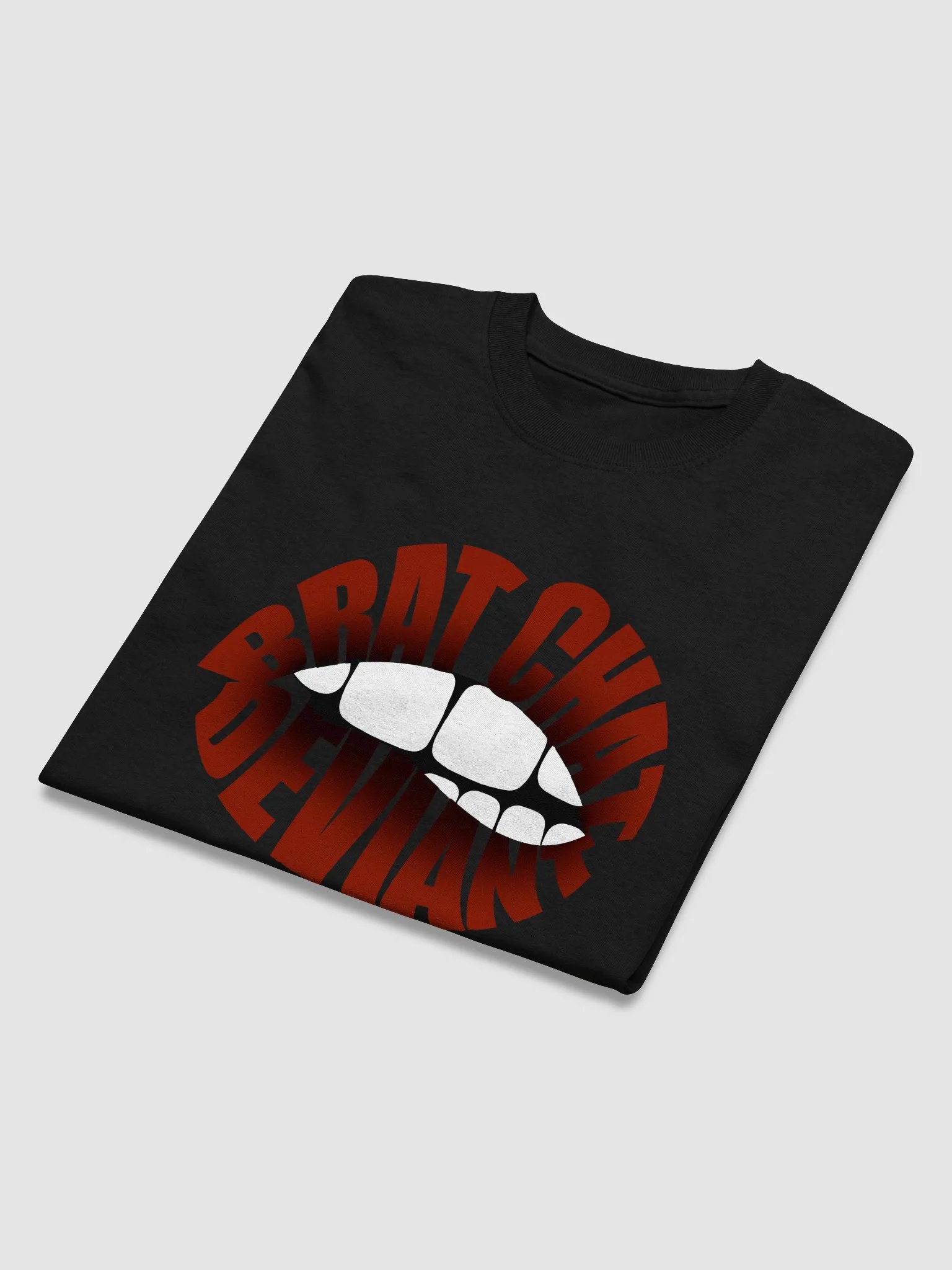 Brat Chat Deviant Black Tee product image (4)