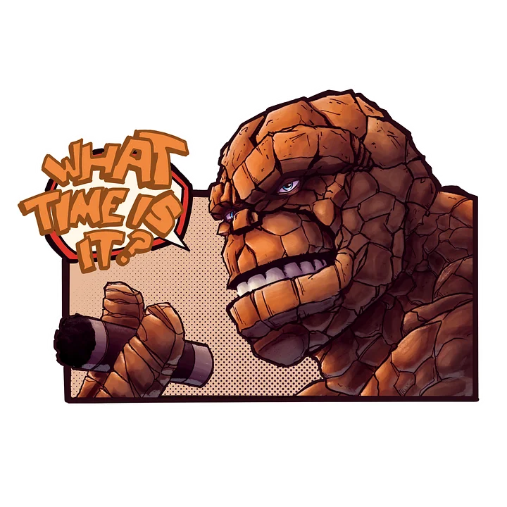 “The Thing” | Fantastic Four Waterproof Vinyl Sticker product image (2)
