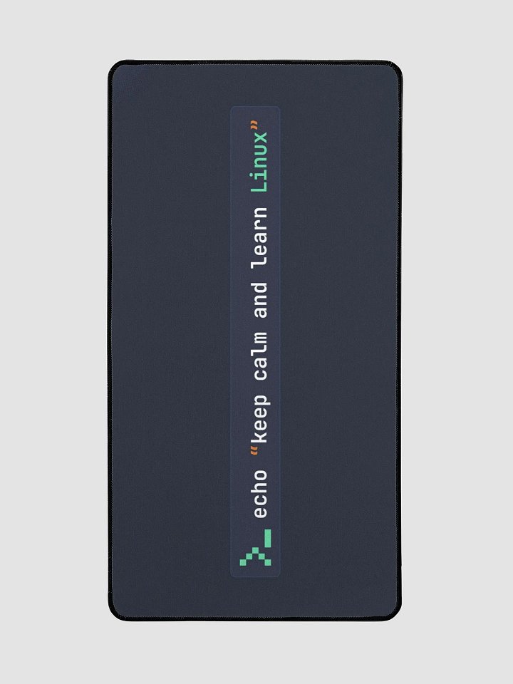 Keep Calm and Learn Linux Desk Mat product image (2)