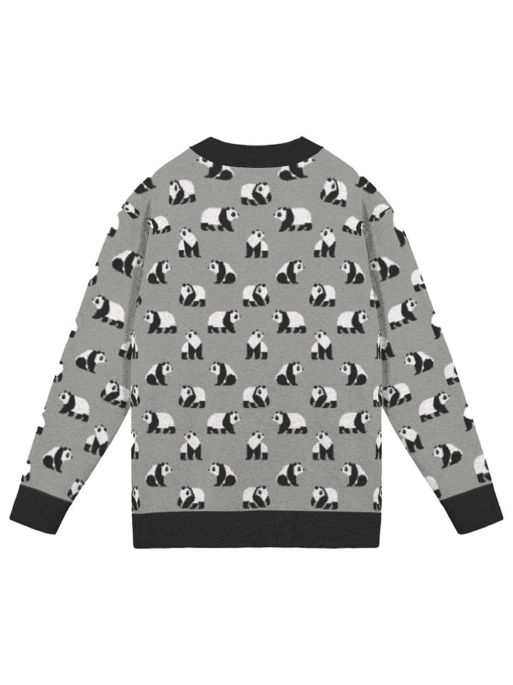 Gray Panda Cardigan (Unisex) product image (2)