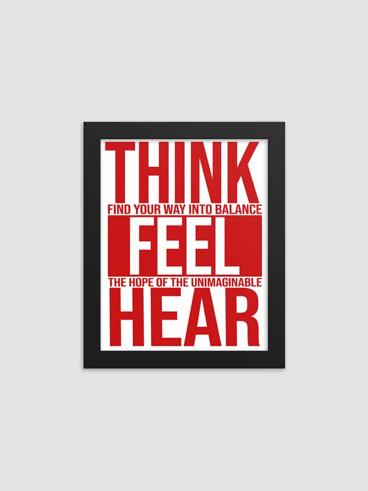 Chaos Theory 'Think Feel Hear' Poster product image (1)
