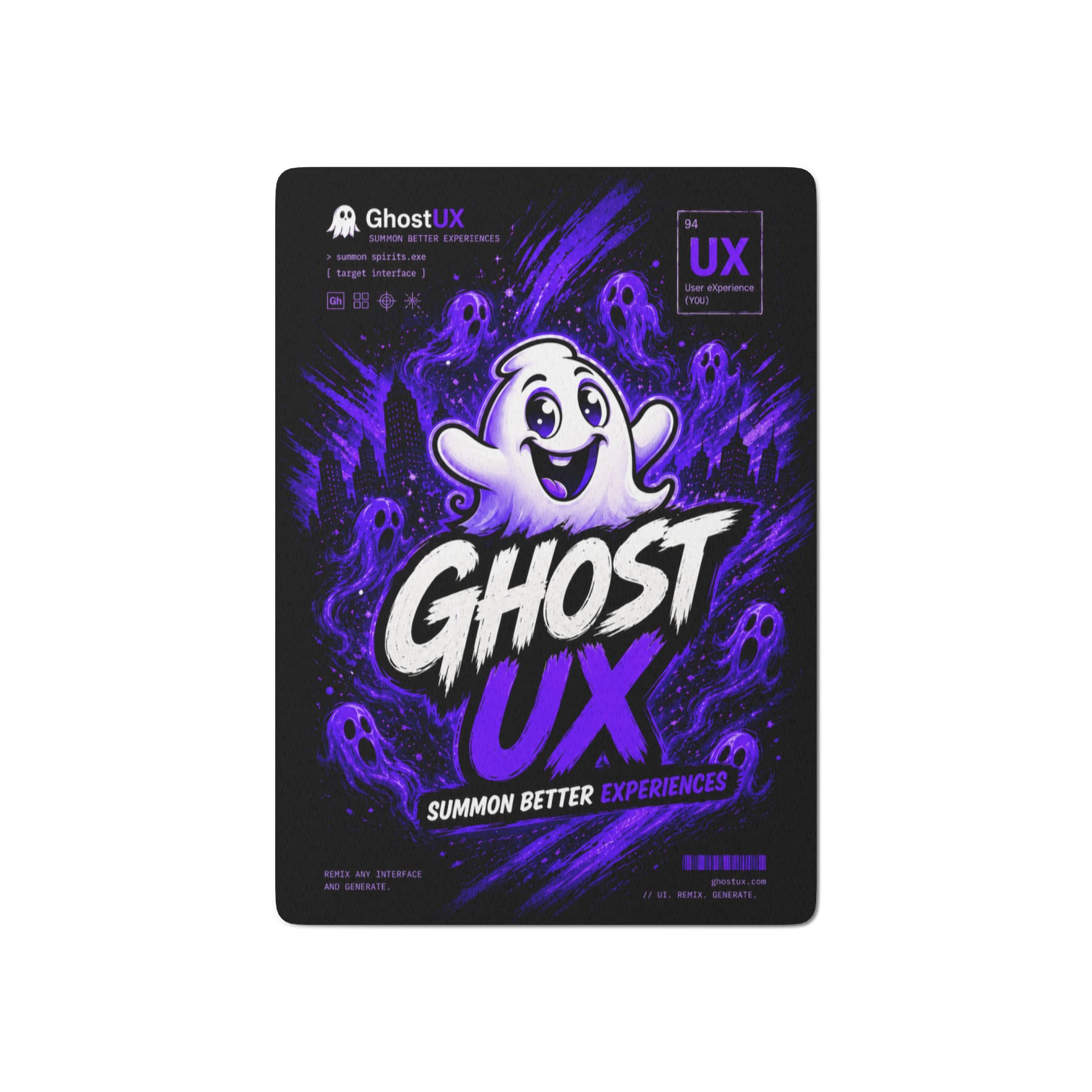 GhostUX™ Collectible Playing Card – Summon Better Experiences Edition product image (2)