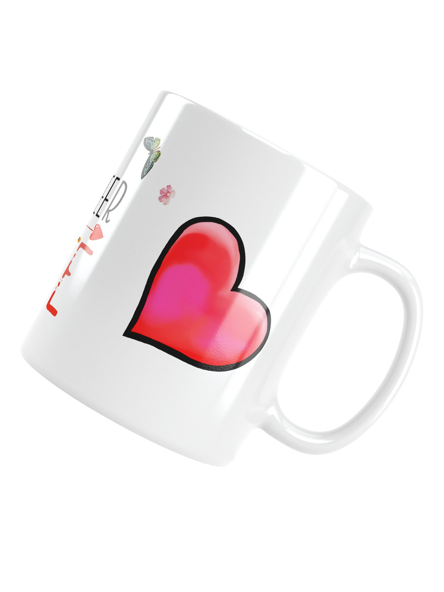Pioneer Life Butterfly Hearts Glossy Ceramic Mug product image (5)