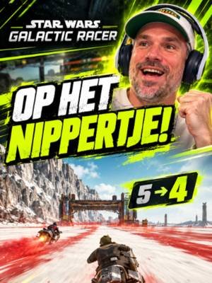 Star Wars Galactic Racer: die vierde plek pak ik nog nét voor de finish! 🏁🔥 Op volle snelheid langs de rotsen, door de tunnel en richting het laatste rechte stuk. Ik rijd vijfde, maar er zit nog iemand voor me. De finish komt dichterbij… kan ik die plek nog pakken? 👀 JA! Van P5 naar P4 op het nippertje. Geen eerste plaats, maar die laatste inhaalactie voelt wel héél lekker. Mijn reactie aan het einde zegt genoeg. 😂🙌 Dit is precies waarom ik racegames zo leuk vind: blijven pushen tot je daadwerkelijk over de finish bent. Eén extra positie kan die laatste seconden ineens superspannend maken. Zou jij alles riskeren voor die ene plek, of liever je positie veiligstellen? Laat het weten 👇 🎮 Meer Star Wars Galactic Racer gameplay met Nederlands commentaar? Volg DextroDutchieTV voor raceclips, live reacties en meer games! 🔴 Kijk live op Twitch: DextroDutchieTV 📅 Maandag t/m vrijdag vanaf 10:00 Kom gezellig meepraten in de chat! #StarWarsGalacticRacer #StarWarsGaming #RacingGame #GamingNL #DextroDutchieTV