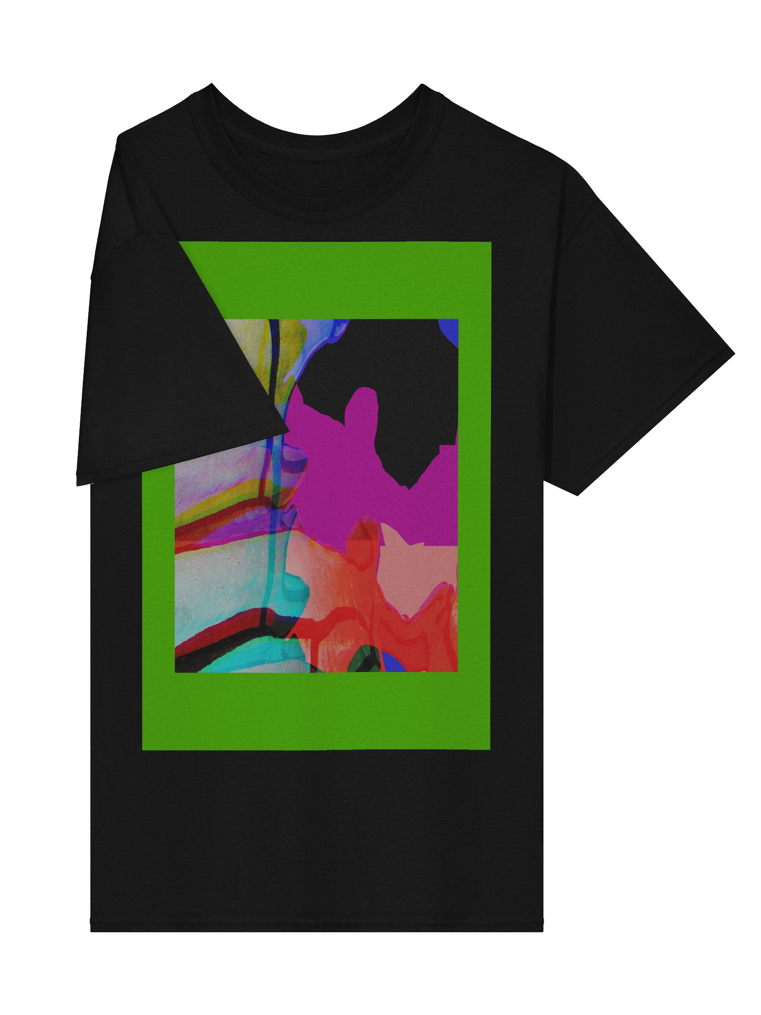 Vibrant Abstract Fusion T-Shirt product image (4)