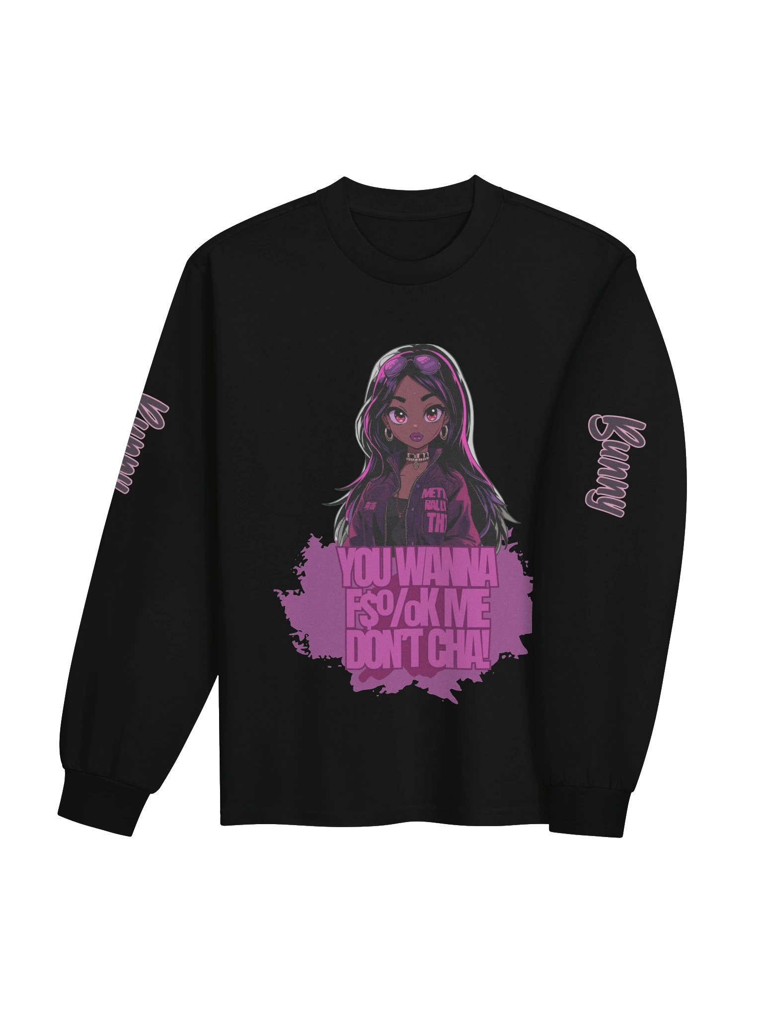 Retro 'Good Girl' Vibes Long Sleeve Shirt product image (18)