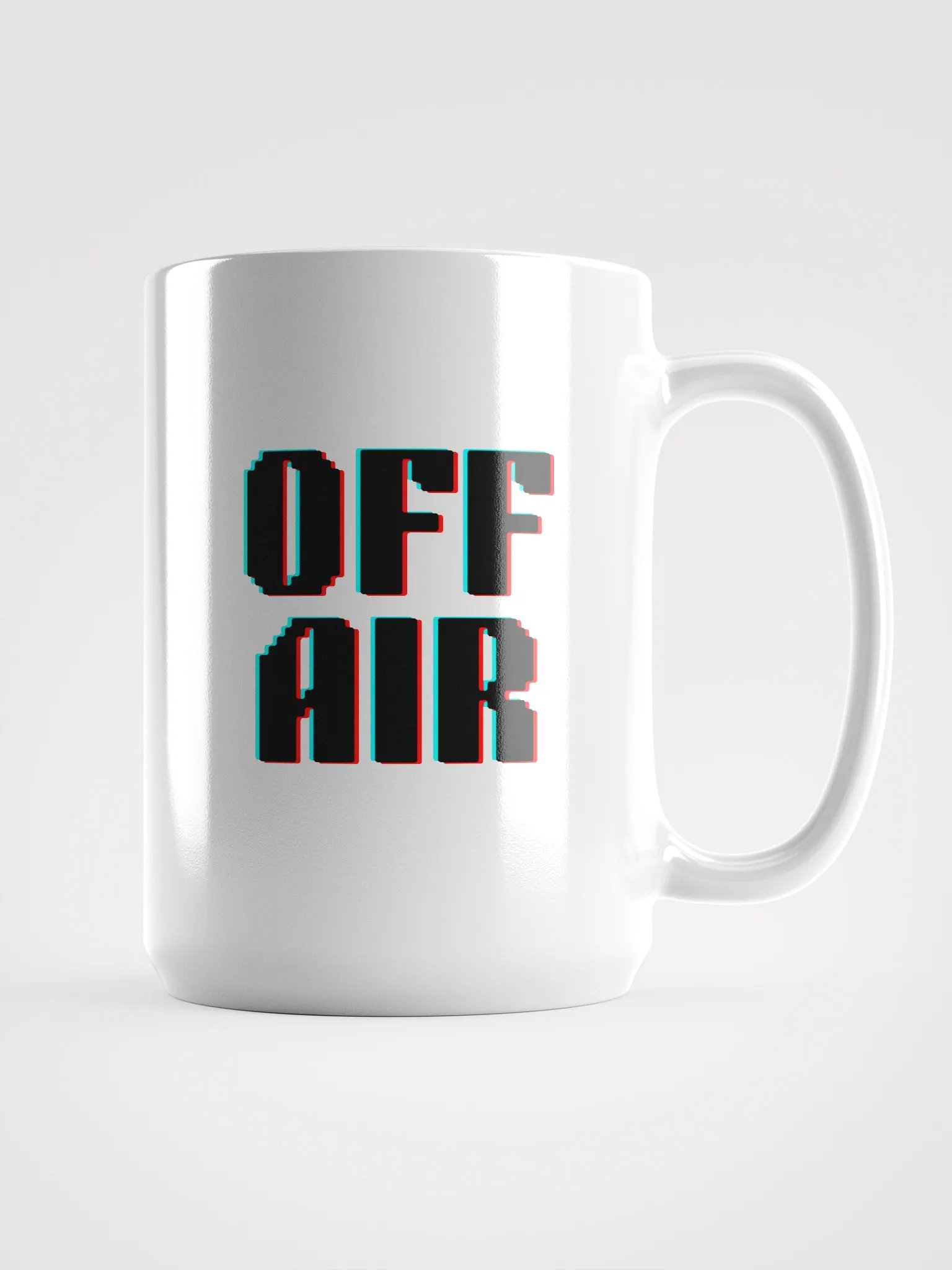 Off Air White Glossy Mug product image (3)