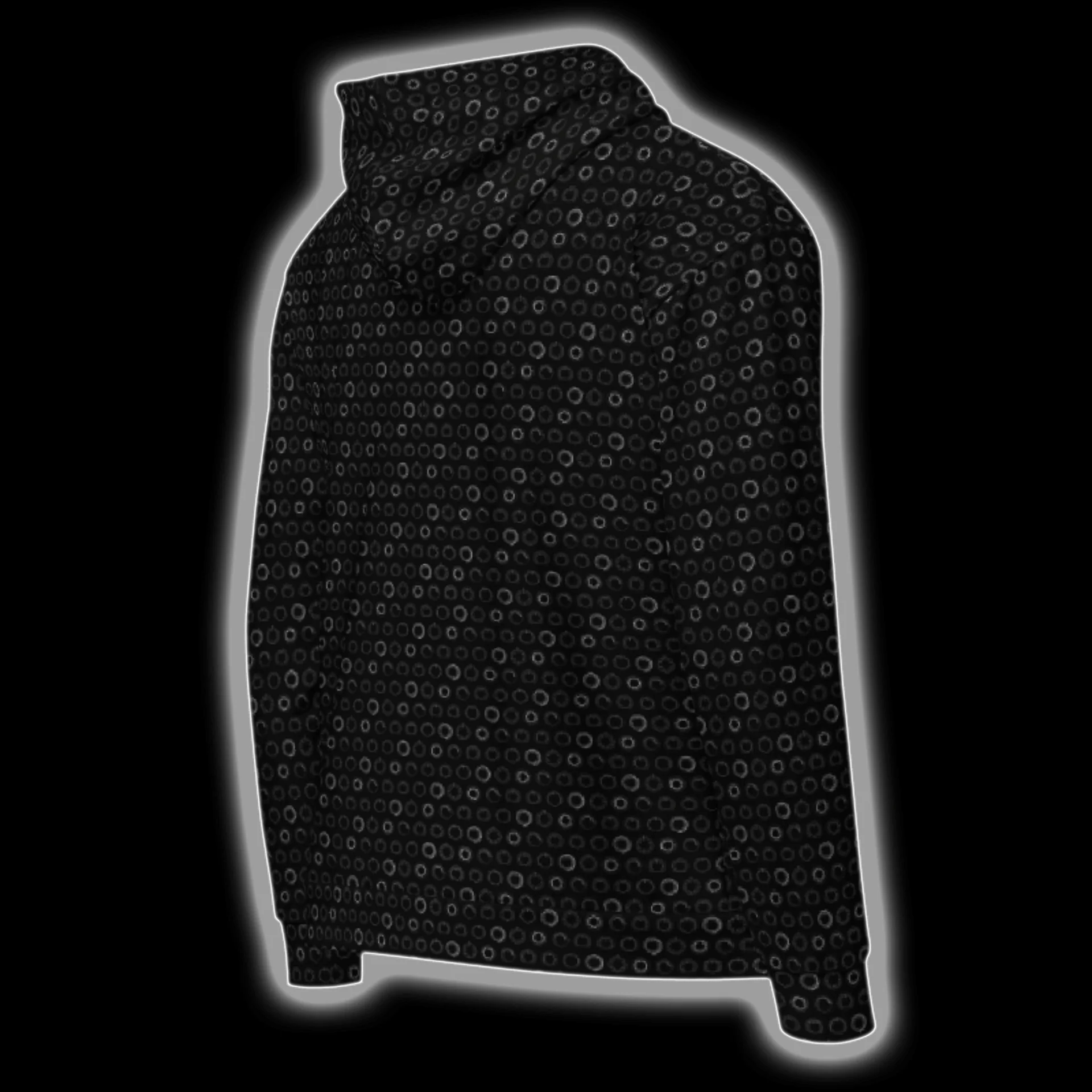 Synthesis Controls Zip Hoodie - (7 Modular Synth Dials) SILVER product image (4)