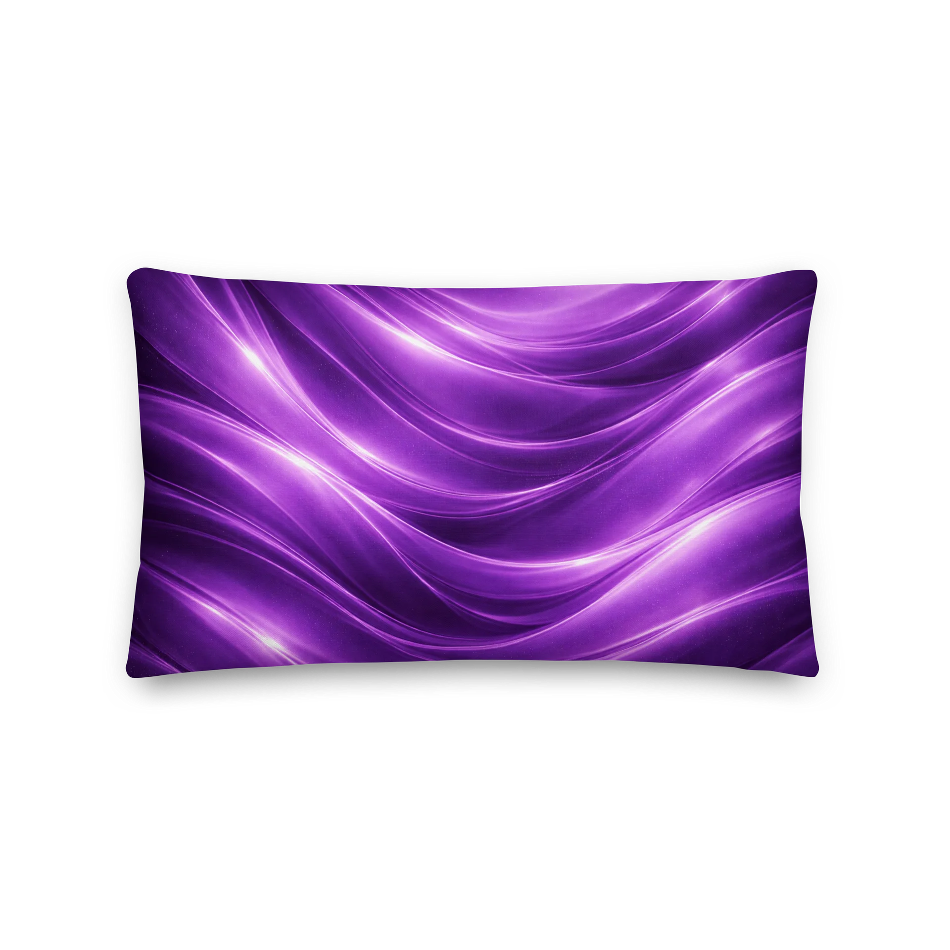 Vibrant Purple Waves Premium Pillow product image (2)