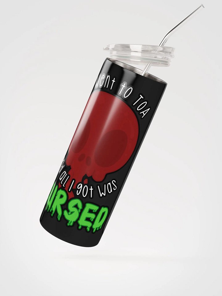 All I Got Was Cursed - Death Knight - Tumbler w/Straw product image (2)
