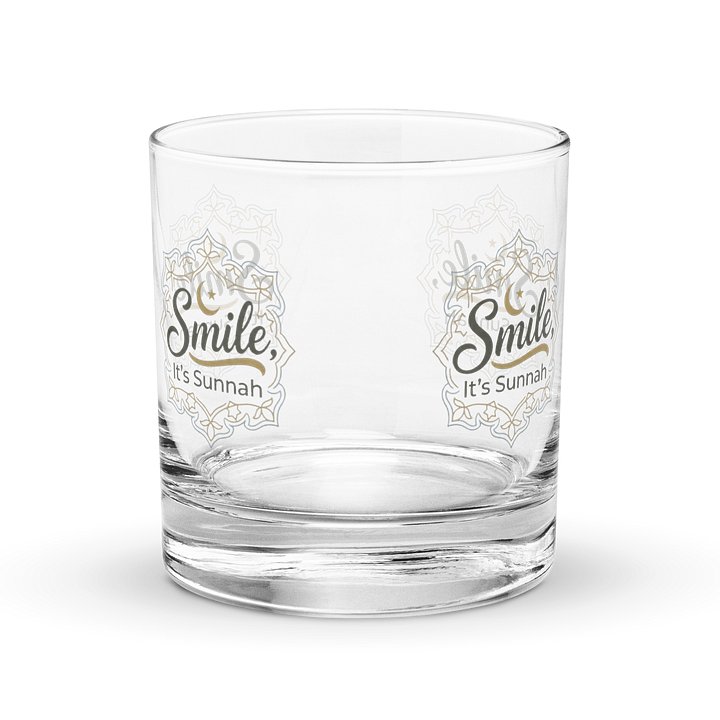 Smile it's Sunnah - Small Glass Cup product image (1)