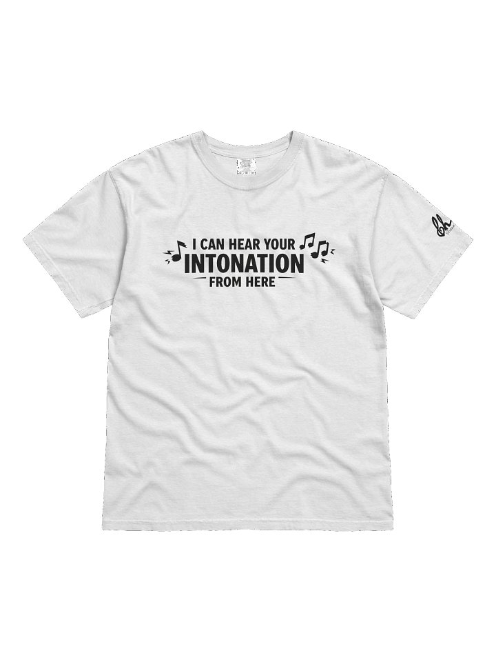 Bad Intonation Shirt - Black Font product image (1)
