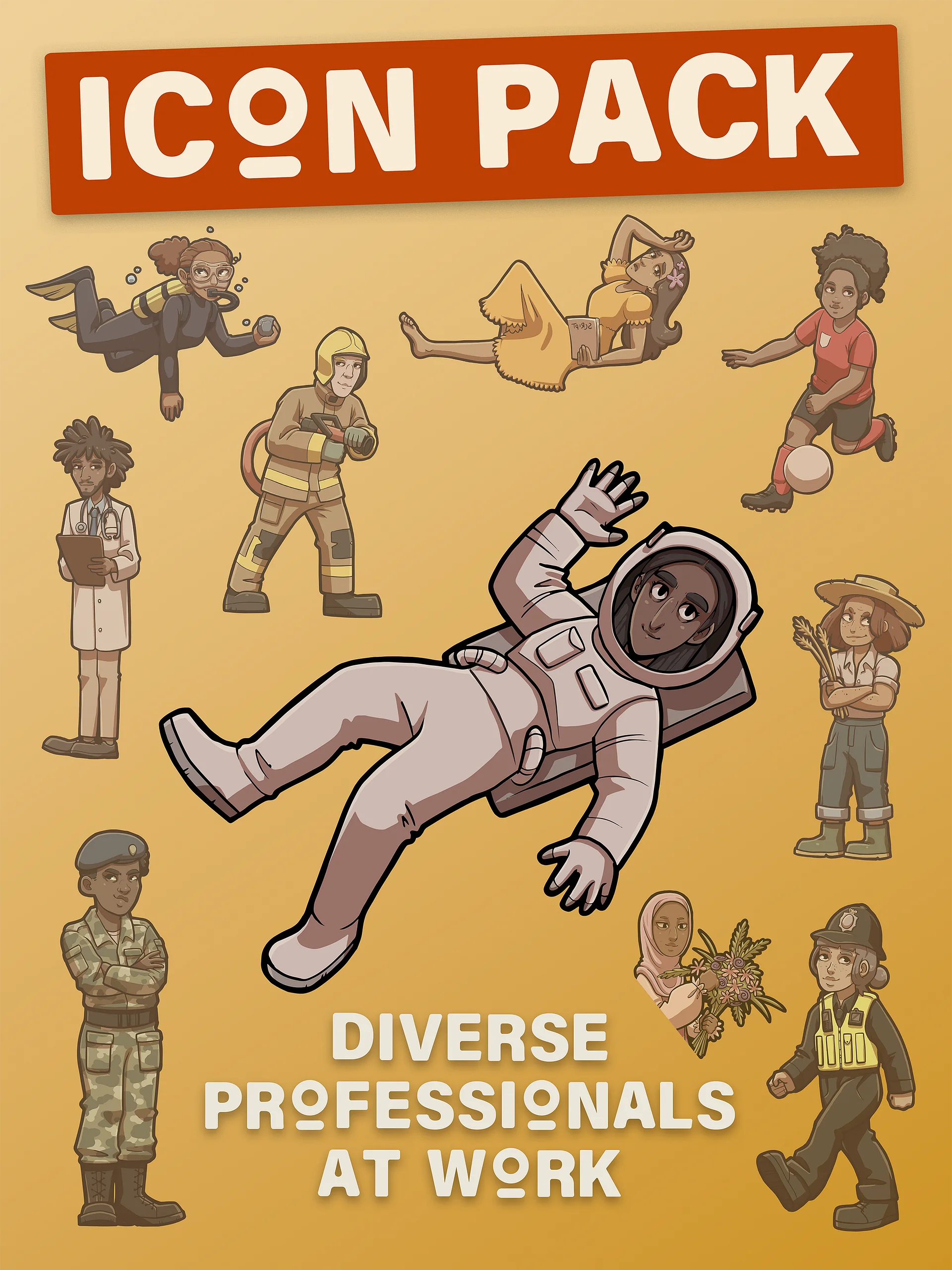 Diverse Professionals - Icon Pack product image (1)