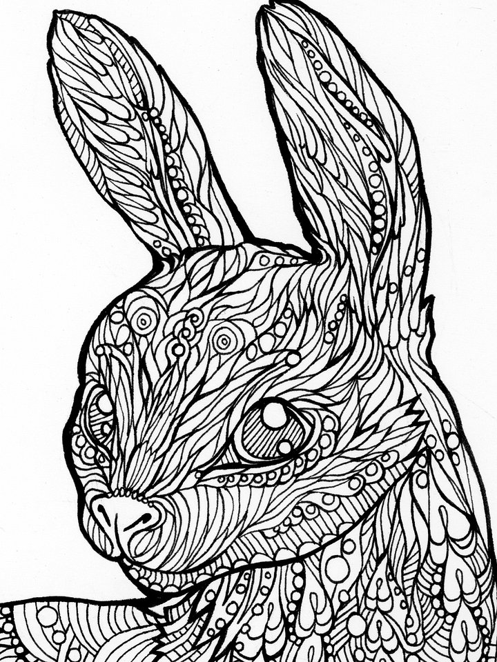Bunny Swirlimal Coloring Page 2 November 2025 product image (1)