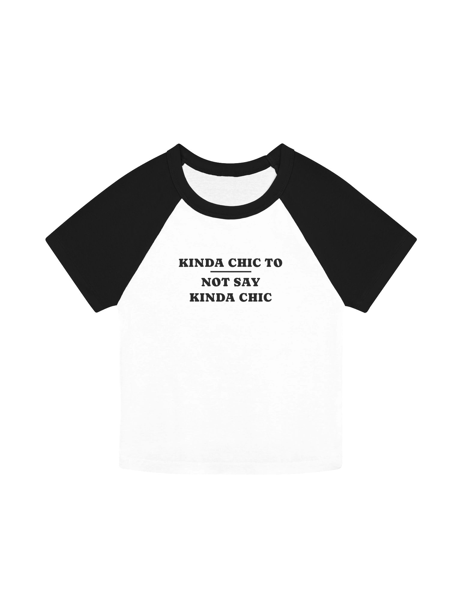kinda chic to not say kinda chic white black product image (1)