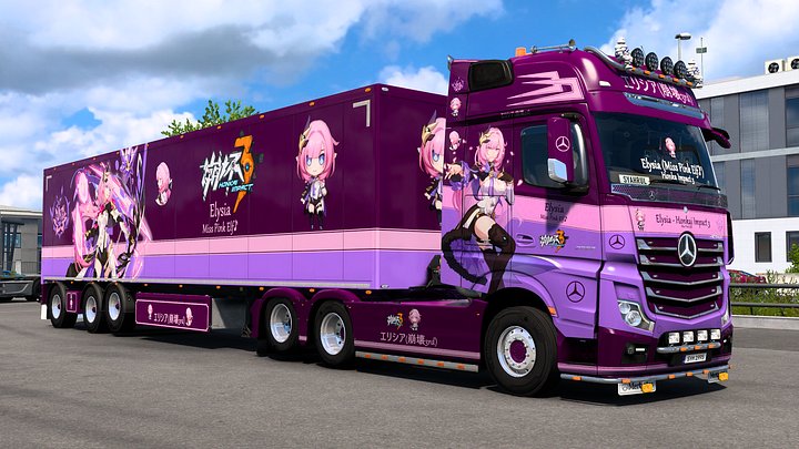 [ETS2] Elysia (Miss Pink Elf) - Honkai Impact 3 [Combo Skin] product image (1)