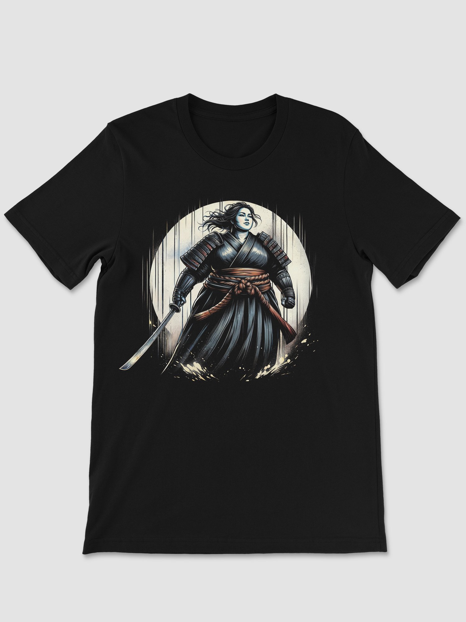 Samurai warrior Girl T-shirt product image (1)