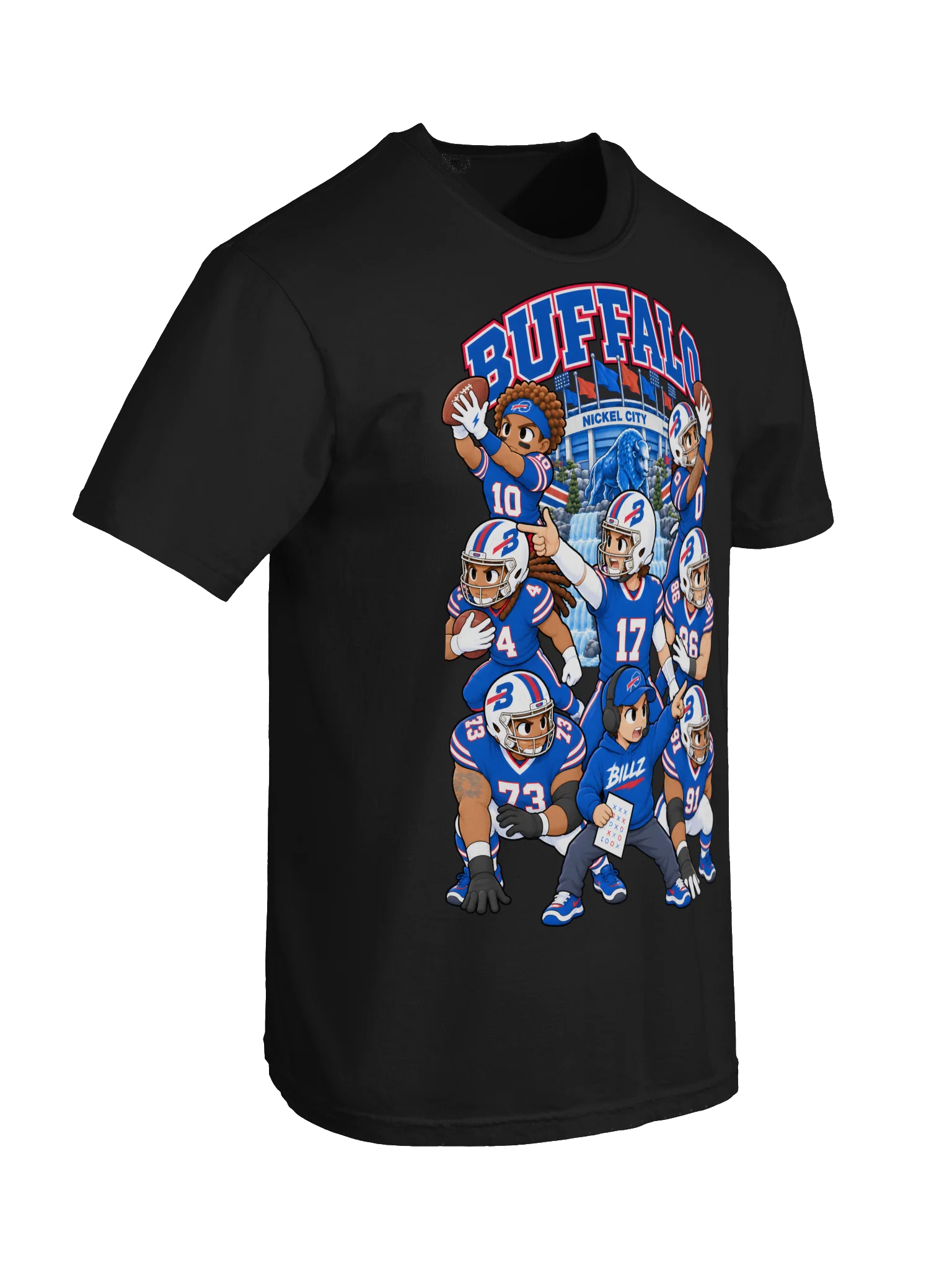 Buffalo Football Animated Player T-Shirt product image (37)
