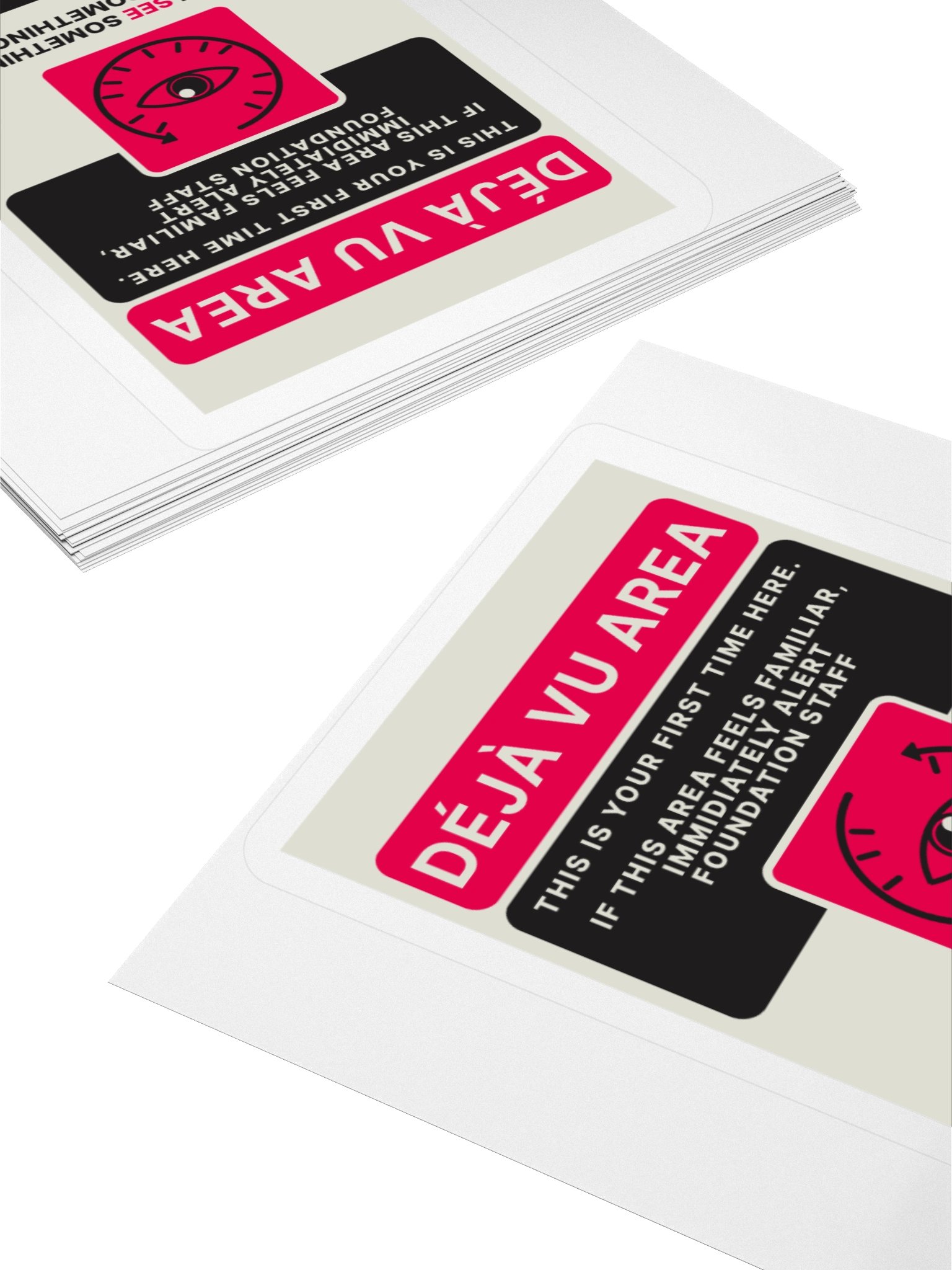 DEJA VU sticker product image (4)