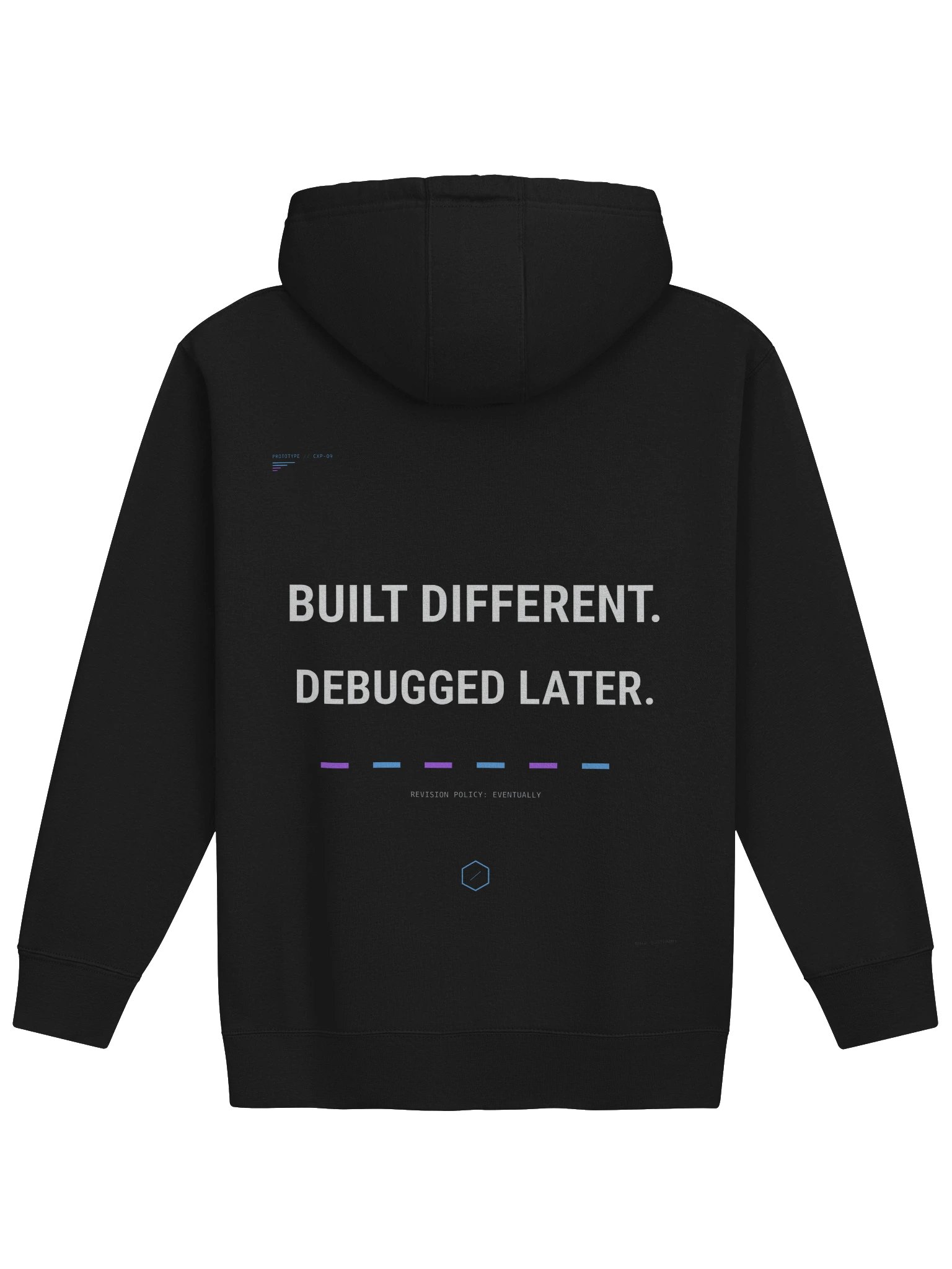 Codex Plexus // Built Different. Debugged Later. Premium Hoodie product image (4)