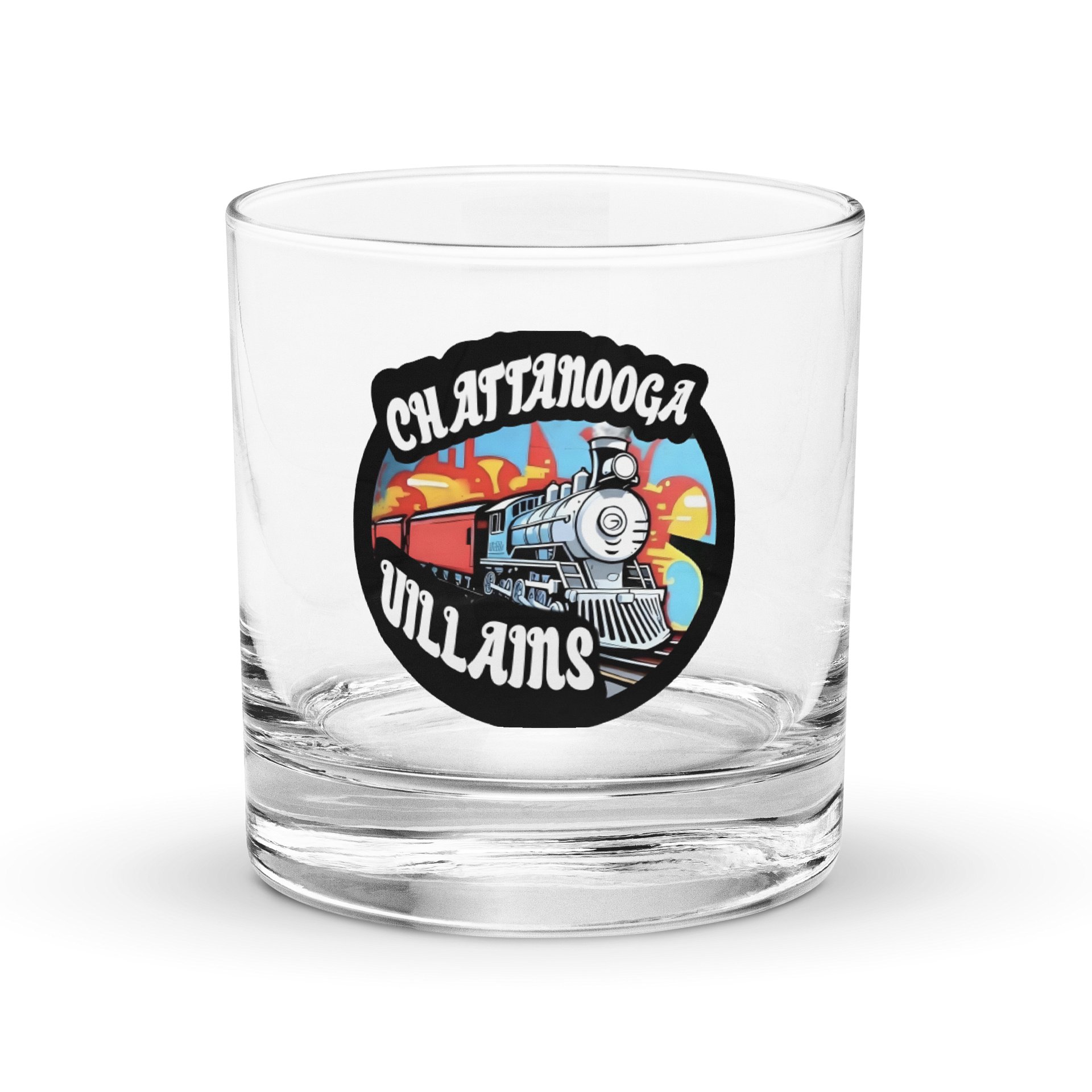 Chattanooga Villains Rocks Glass product image (2)