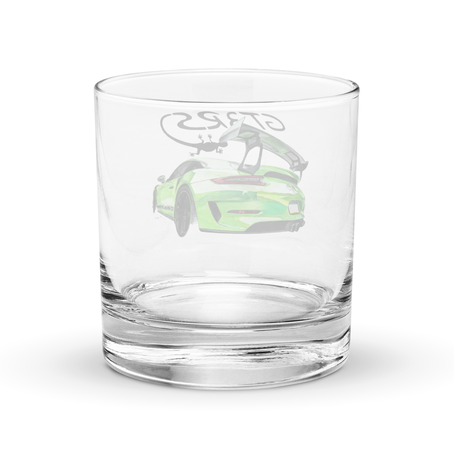 Green Lizard Rocks Glass product image (4)