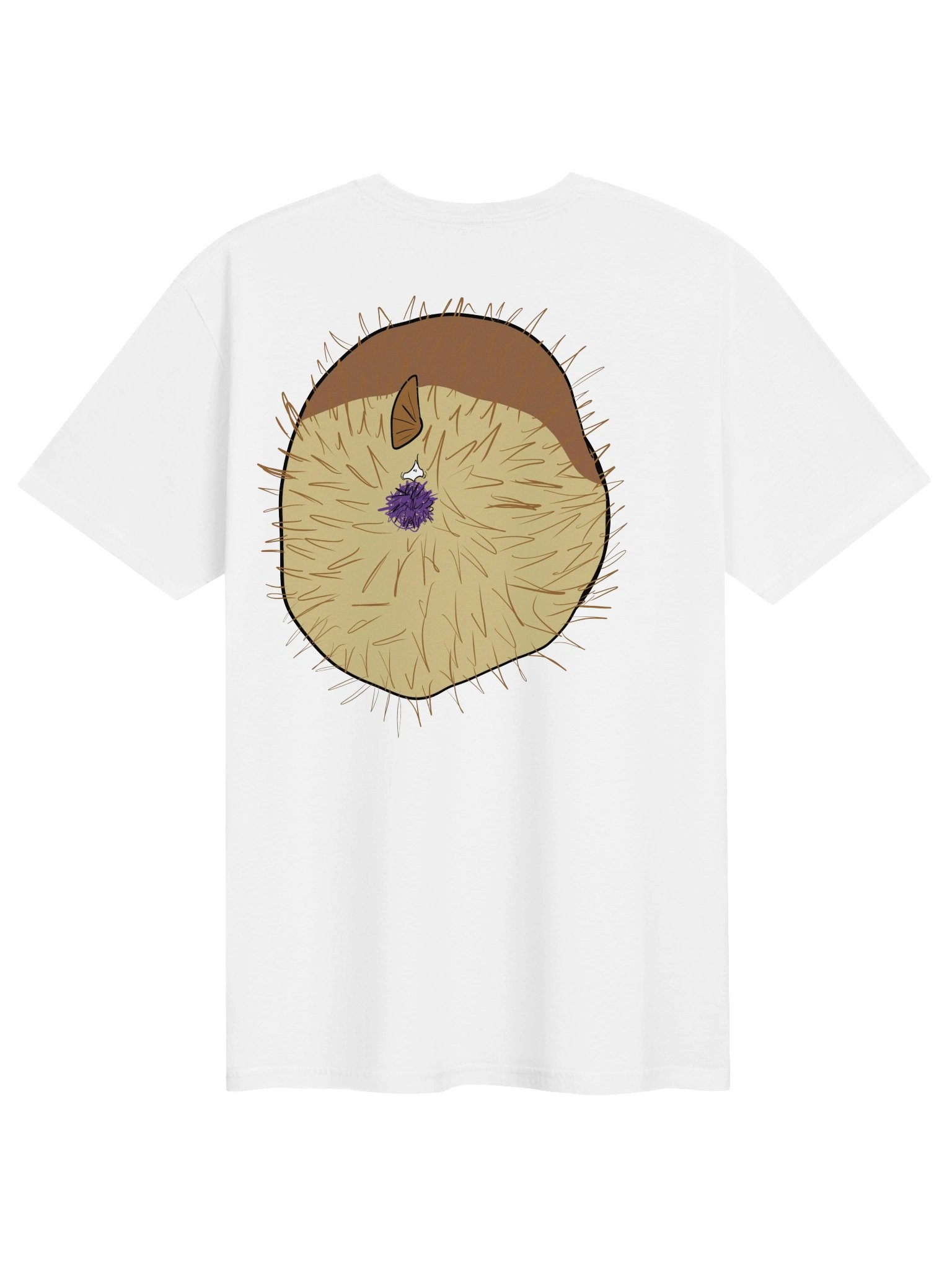 Stuck pufferfish T-shirt product image (7)