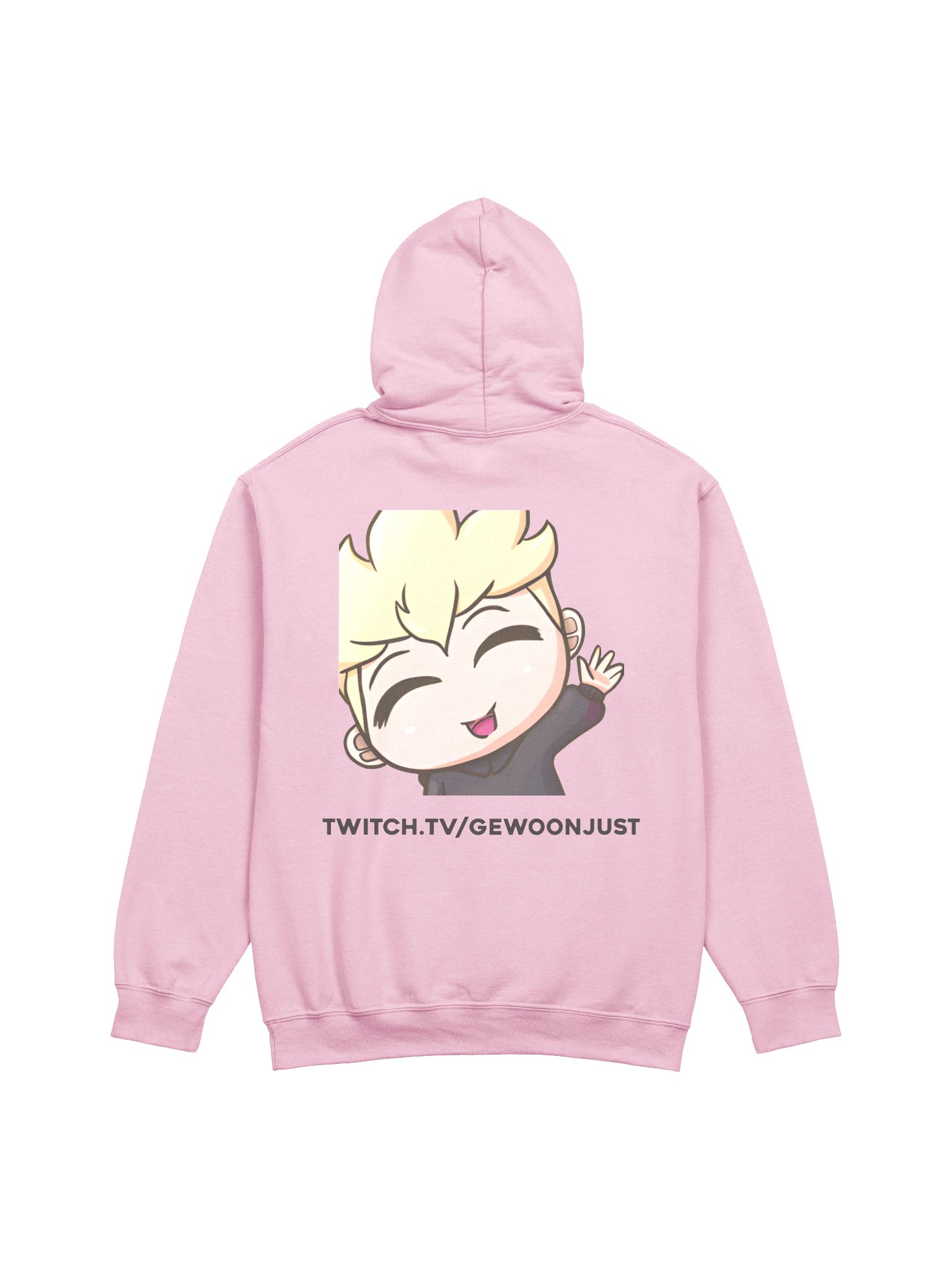 The "GewoonJust" hoodie product image (2)